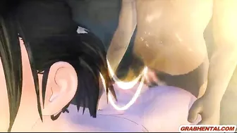 Swimsuit 3D anime hot fucking in the beach