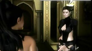 Shemale Gets Handjob in 3D Anime