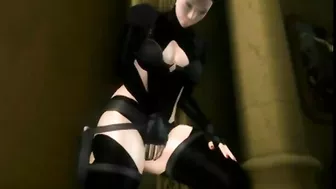 Shemale Gets Handjob in 3D Anime
