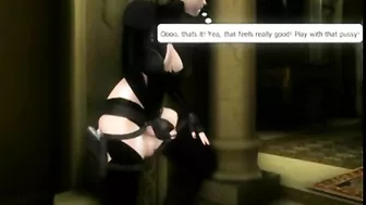 Shemale Gets Handjob in 3D Anime