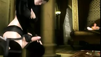 Shemale Gets Handjob in 3D Anime