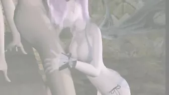 Batgirl in 3D Animation Gives Blowjob to Stiff Cock