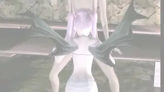 Batgirl in 3D Animation Gives Blowjob to Stiff Cock