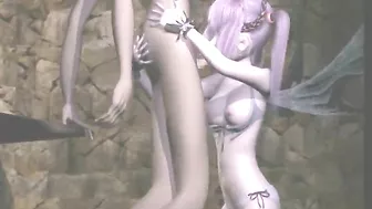 Batgirl in 3D Animation Gives Blowjob to Stiff Cock