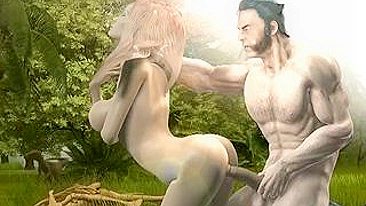 Wolverine gets fucked from behind in the great outdoors! 3D animation at its best.