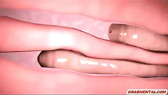 Busty Blonde Caught and Hard drilled by Tentacles in 3D Hentai Busty Blonde Caught and Hard drilled by Tentacles in 3D Hentai