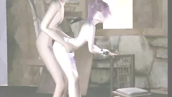 Anime Cutie Gets Poked from Behind by Masked Man in 3D Porn