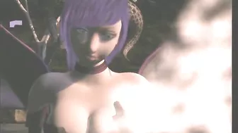 Anime Cutie Gets Poked from Behind by Masked Man in 3D Porn