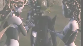 Anime Cutie Gets Poked from Behind by Masked Man in 3D Porn