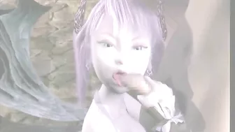 Batgirl's 3D Anime Cocksucking Adventure