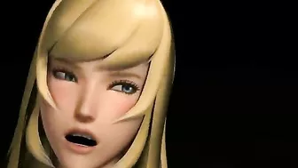 Tentacle Drilling - A Captive's Ass and Pussy 3D Animation