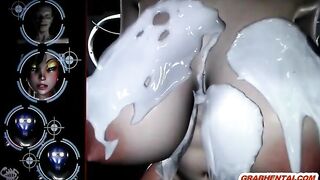 Busty 3D Animation Hot Ass Fucking by Robot