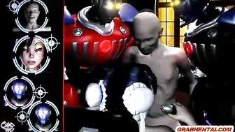 Busty 3D Animation Hot Ass Fucking by Robot