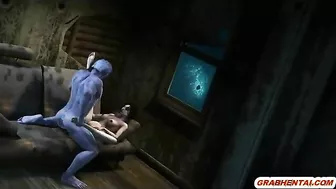 3D Animation Hot Fucking in the Sofa - 3DPorn