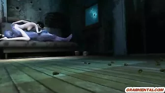 3D Animation Hot Fucking in the Sofa - 3DPorn