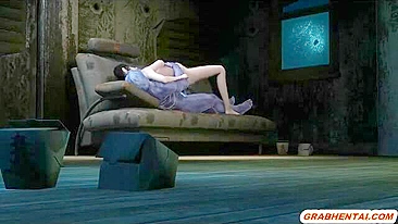3D Animation Hot Fucking in the Sofa - 3DPorn