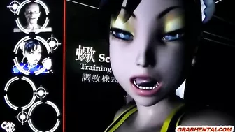 Busty Anime Gets Fingered Pussy and Handjob Cock - 3D Porn and Anime