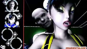 Busty Anime Gets Fingered Pussy and Handjob Cock - 3D Porn and Anime