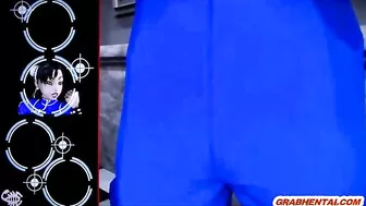 Busty Anime Gets Fingered Pussy and Handjob Cock - 3D Porn and Anime