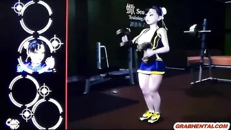 Busty Anime Gets Fingered Pussy and Handjob Cock - 3D Porn and Anime