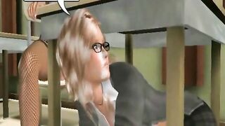 Sexy Shemale Coeds Suck Cock in Classroom - 3D Anime Porn