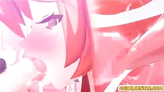 Anime Cutie Gets Sucked by Her Big Shemale Cock