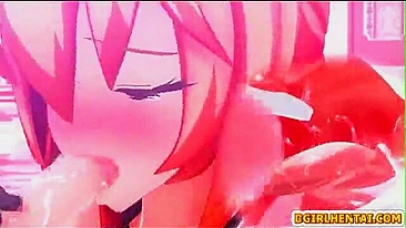 Anime Cutie Gets Sucked by Her Big Shemale Cock