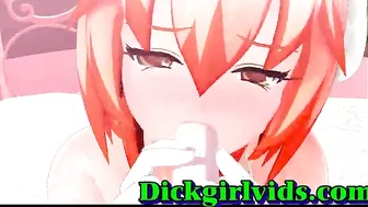 Hentai Shemale Masturbating in Solo Anime Scene