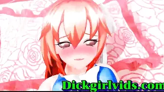 Hentai Shemale Masturbating in Solo Anime Scene