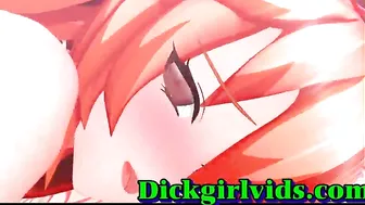 Hentai Shemale Masturbating in Solo Anime Scene