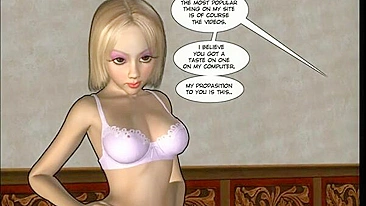 Threesome Fucking in 3D Porn Comic
