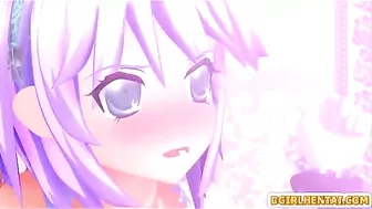 3D Animated Shemale Cutie Sucks Cock in Caught Moment