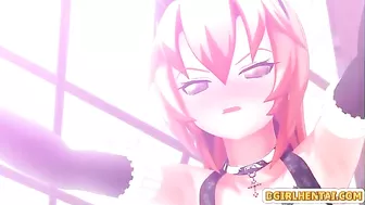 3D Animated Shemale Cutie Sucks Cock in Caught Moment