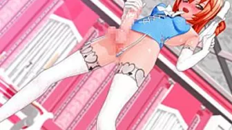 Shemale Dee's Masturbation Fun with Cum in 3D Hentai Anime