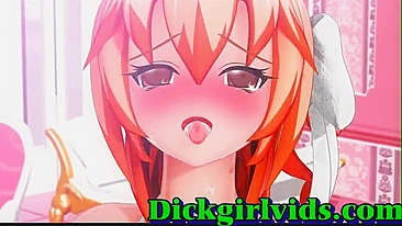 Shemale Dee's Masturbation Fun with Cum in 3D Hentai Anime