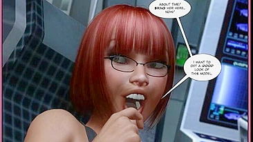 Shemale Slams Pink Hair in Fierce 3D Comic