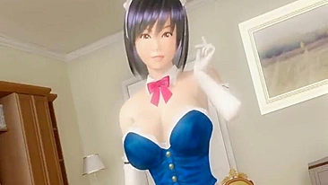 Shemale Masturbates and Gets Jerked Off in Hentai Anime Fuck Fun