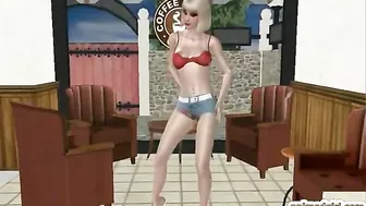 2 Shemale Anime Characters Ride Stiff Dicks in 3D Porn