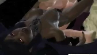 Shemale Angel Fucks Shemale in 3D Anime Porn