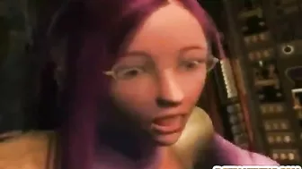 Shemale Angel Fucks Shemale in 3D Anime Porn