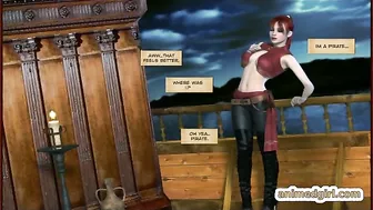 Shemale Outdoor Fucking in 3D Animation