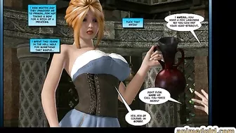 Busty Anime Gets Handjob from Wet Pussy