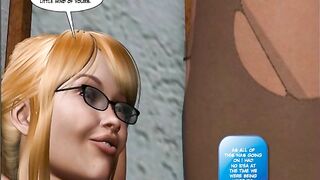 Shemale Standing Fucked in 3D Porn