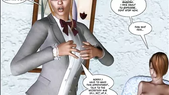 Shemale Standing Fucked in 3D Porn