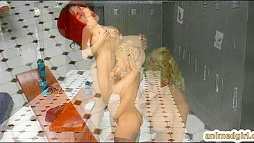 Shemale Anime Porn - Busty Hentai Locker Room Fuck with 3DPorn and Hot Shemale Action