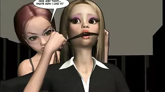 Big-Boobed Office Girl in 3D Comic Porn