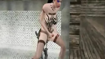 Shemale Self Masturbation in 3D Animation