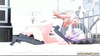 Two Shemale Porn Comic - Animated Cumming Scene