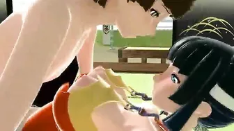 Hentai Samurai Shemale Fucks Bareback in Anime Toon