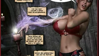 Shemale Threesome Sucking Bigcock in 3D Porn